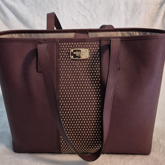 Michael Kors Purple Tote Bag - Picture 1 of 7